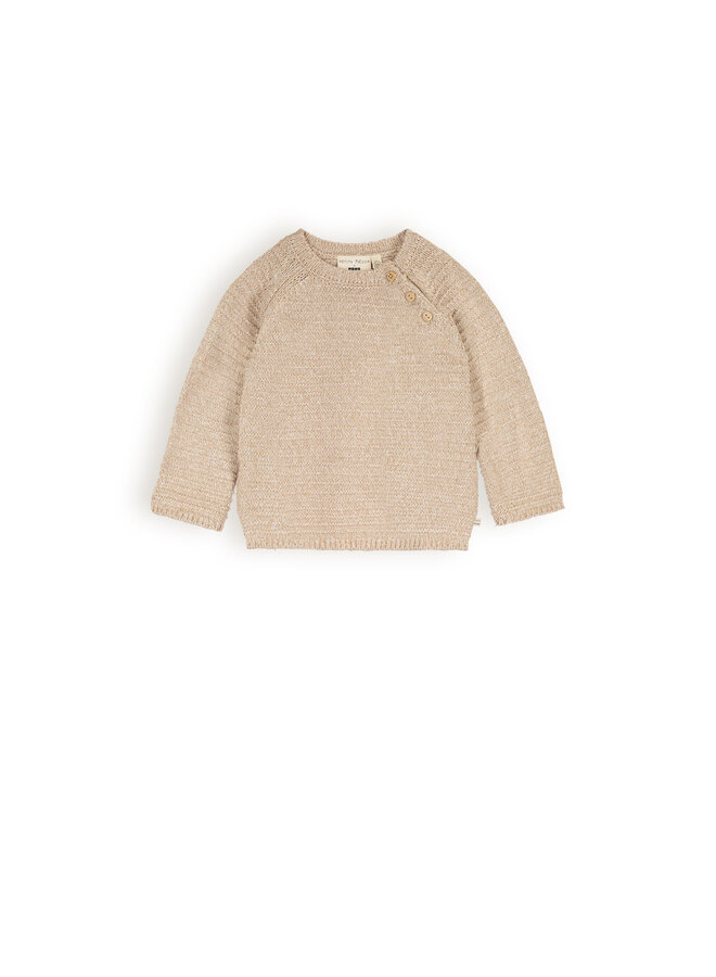 Petite Maison - Knitted Sweater - Oatmeal