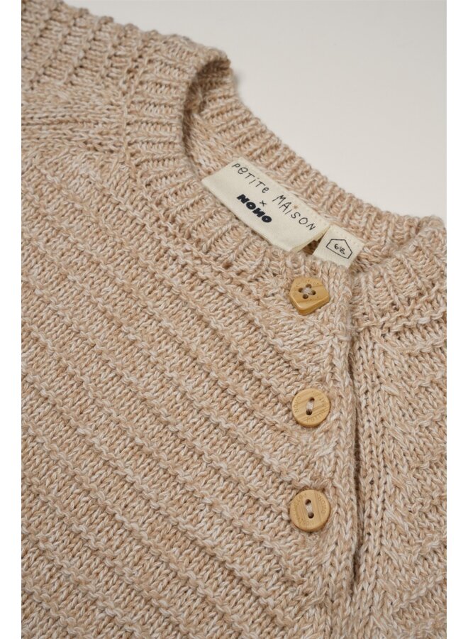 Petite Maison - Knitted Sweater - Oatmeal
