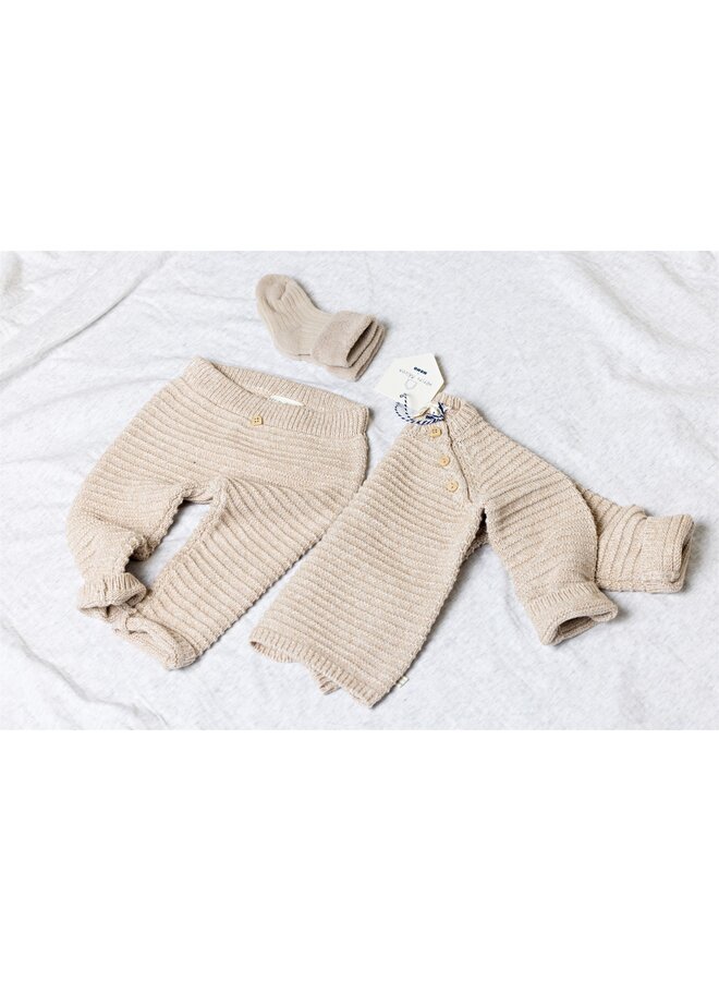 Petite Maison - Knitted Trouser - Oatmeal