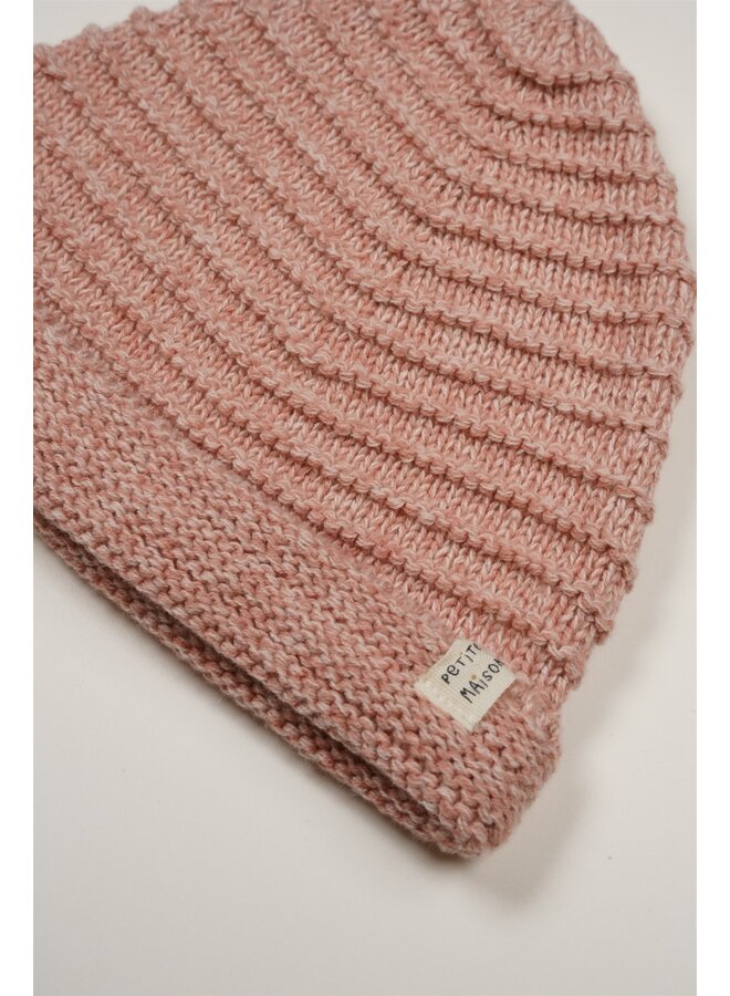 Petite Maison - Knitted Hat - Old Pink