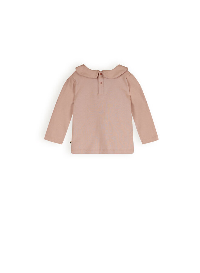 Petite Maison - Interlock Longsleeve Collar - Pastel Pink