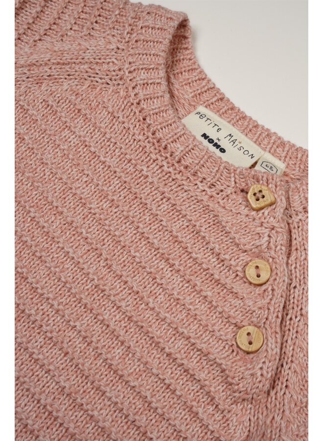 Petite Maison - Knitted Bodysuit - Old Pink