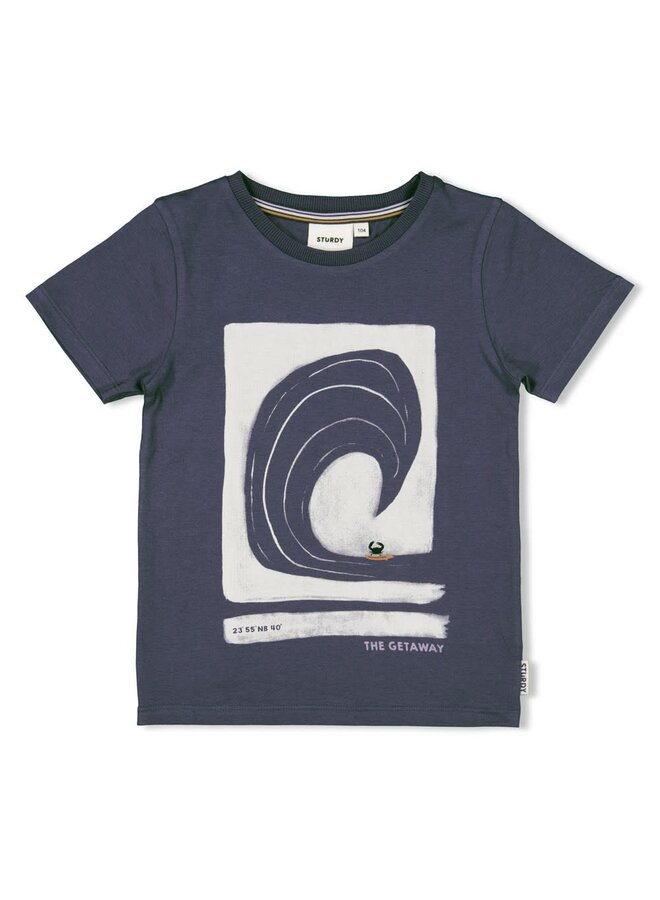 Sturdy - T-shirt Indigo - The Getaway