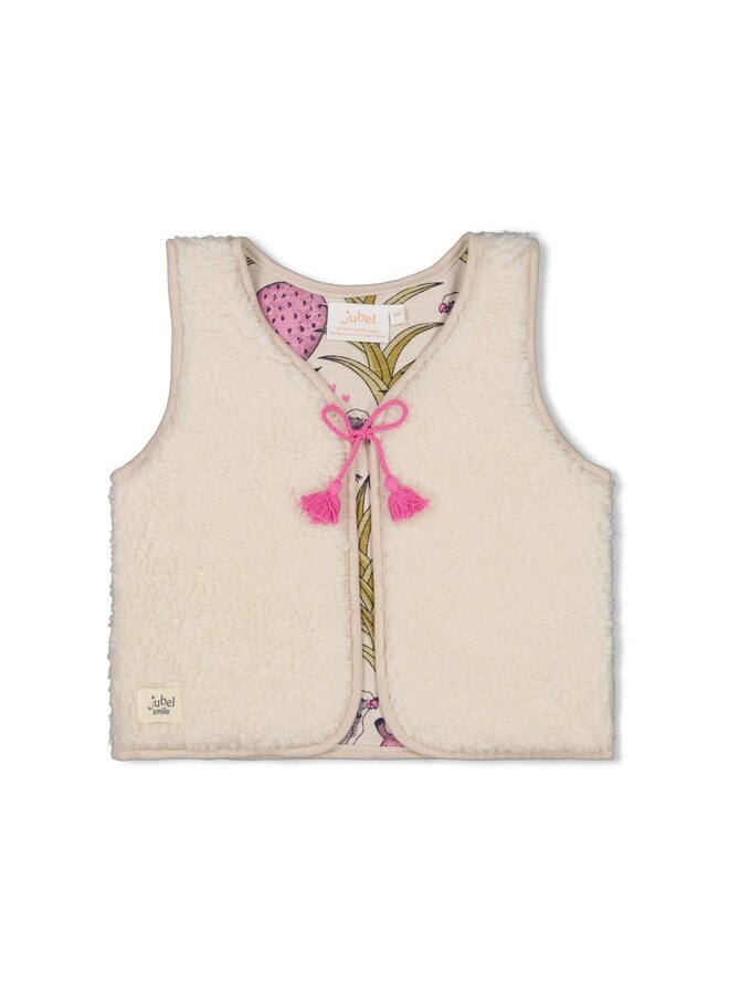 Jubel - Gilet Teddy Offwhite - Dream About Summer