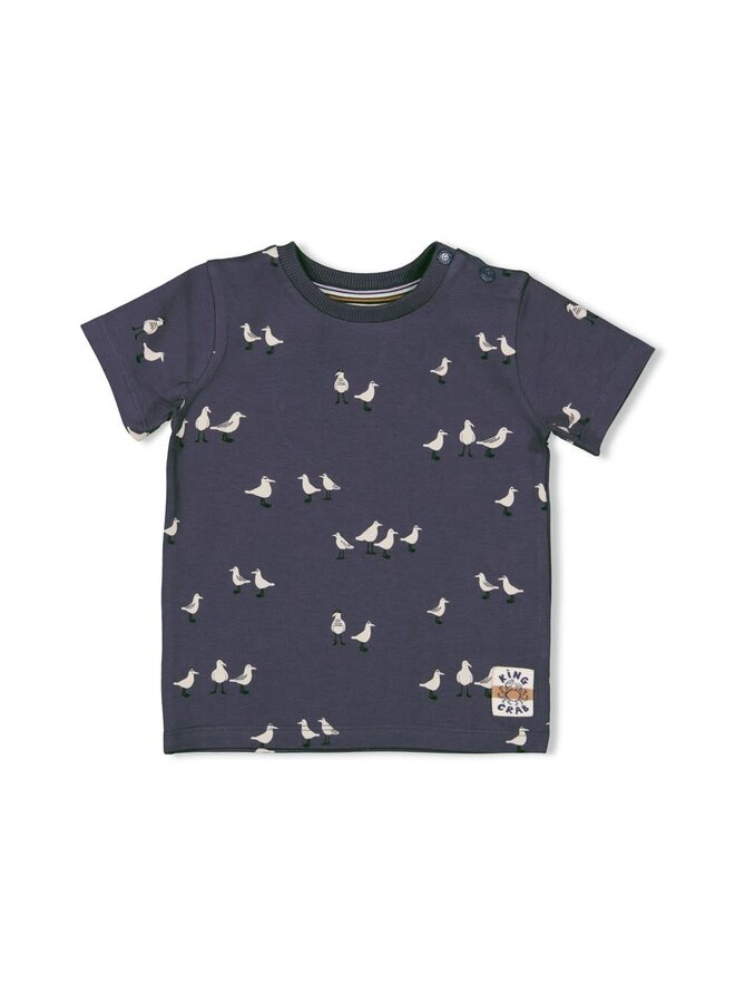 Feetje - T-shirt AOP Indigo - The Getaway