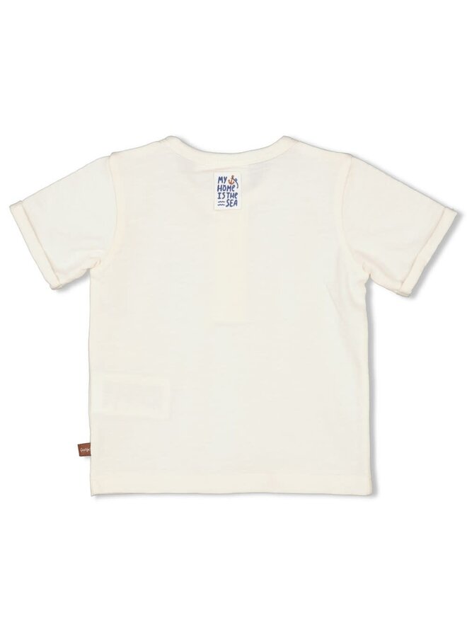 Feetje - T-shirt Offwhite - Let's Sail