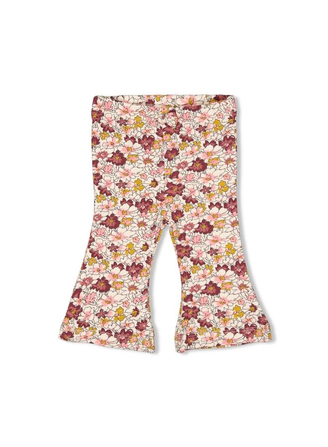 Feetje - Flare Broek AOP Roze - Wild Flowers