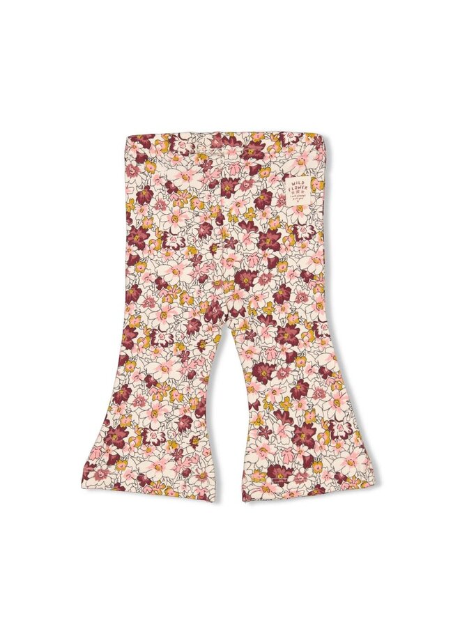 Feetje - Flare Broek AOP Roze - Wild Flowers