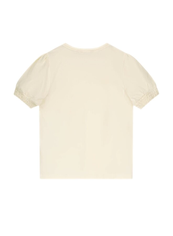 Moodstreet - T-Shirt Smock Sleeve - Warm White