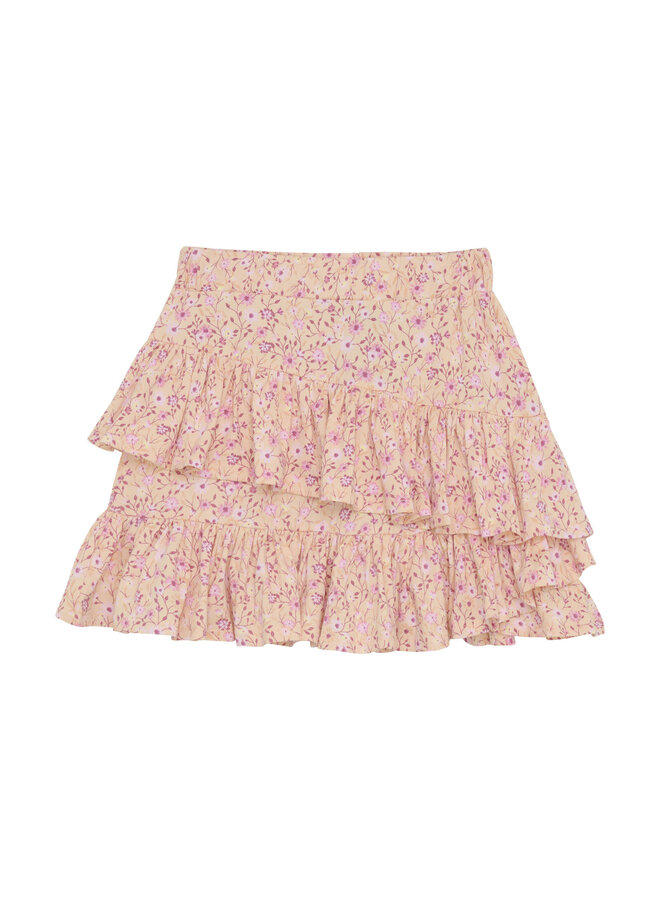 Minymo - Skirt AOP - Peach Parfait