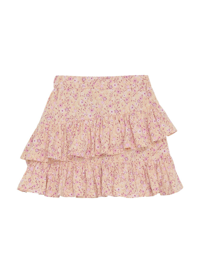 Minymo - Skirt AOP - Peach Parfait