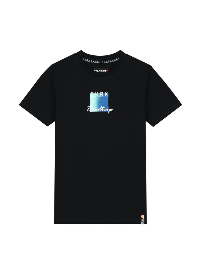 Skurk - T-shirt Teake - Black