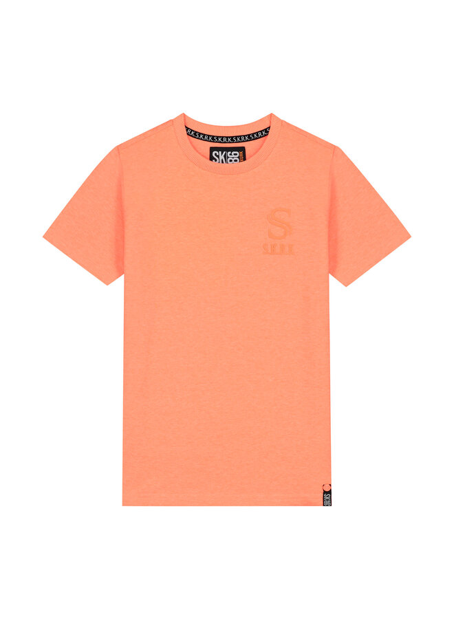 Skurk - T-shirt Tasic - Coral