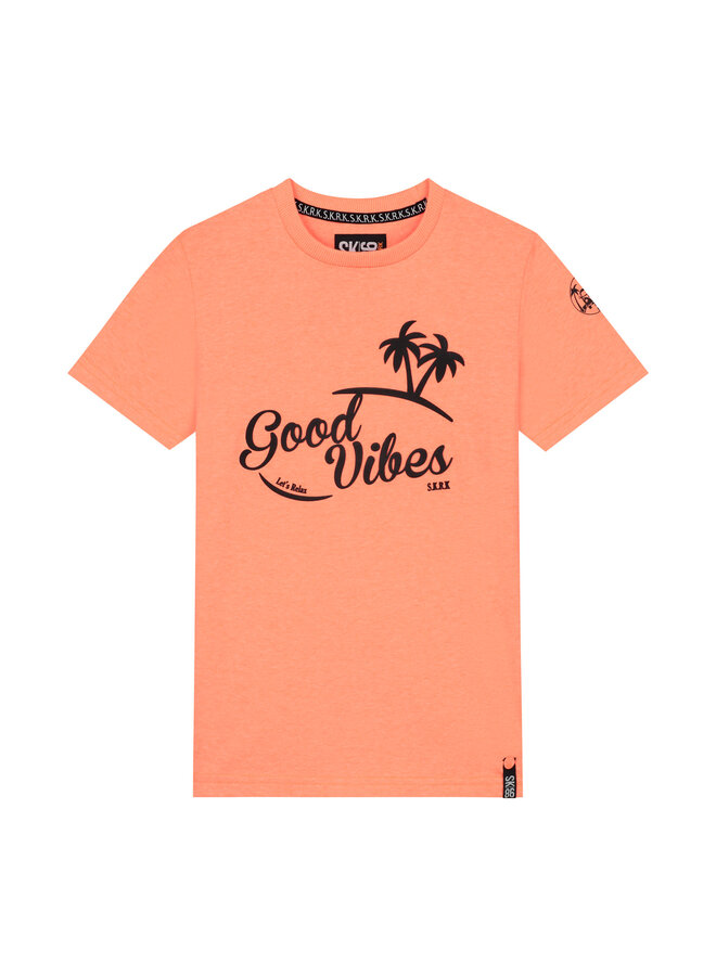 Skurk - T-shirt Tos - Coral