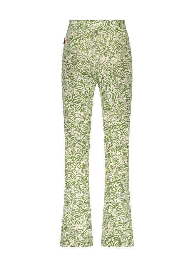 Tygo & Vito - Flaired Legging Poppy - Tropical Green