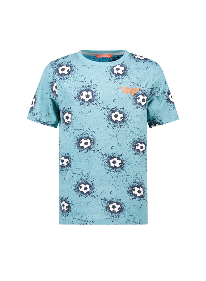 Tygo & Vito - T-shirt Thijs - Aqua