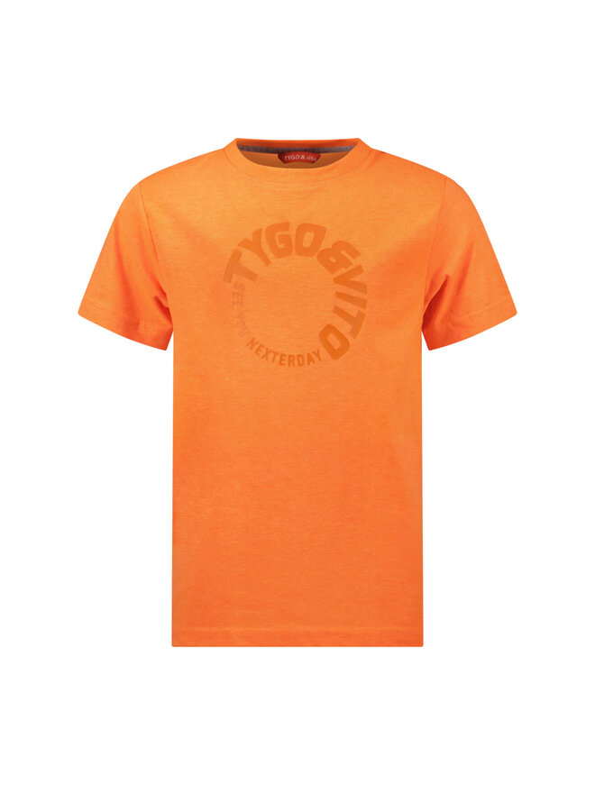 Tygo & Vito - T-shirt James - Neon Orange