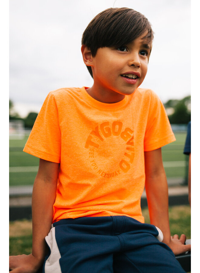 Tygo & Vito - T-shirt James - Neon Orange
