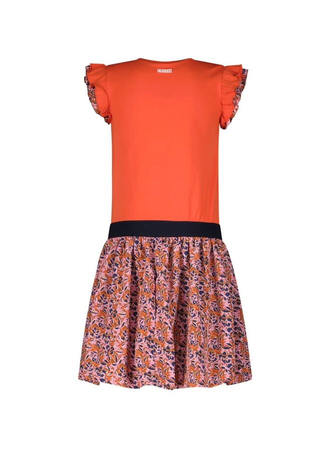 B.Nosy - Dress Stevie - Orange Glo