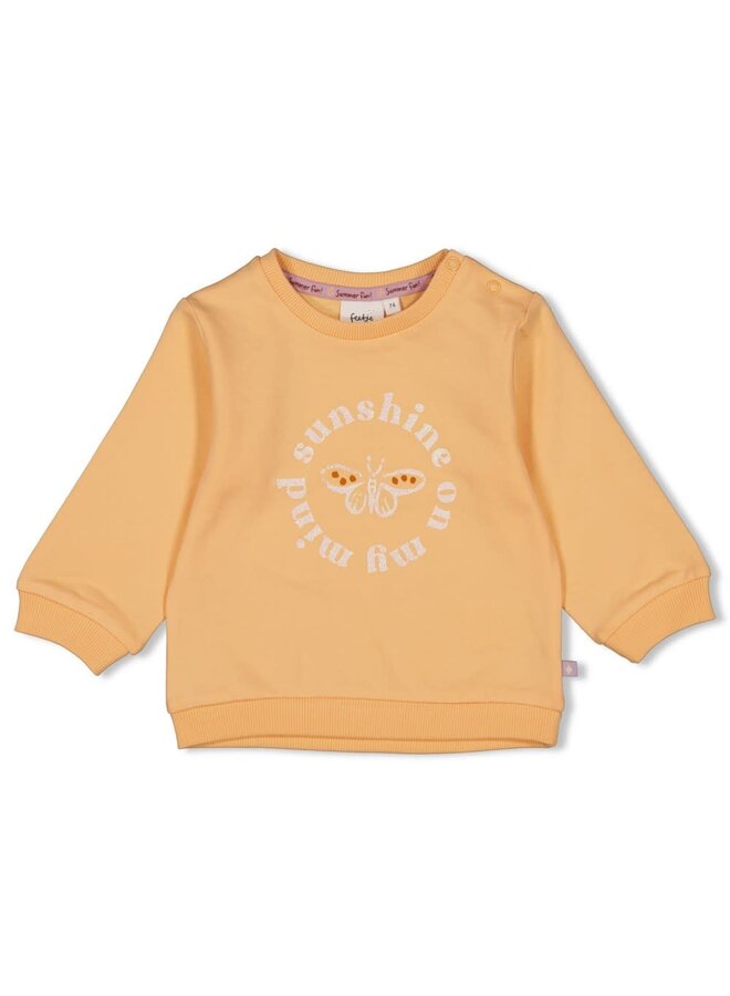 Feetje - Sweater Abrikoos - Sunny Side Up