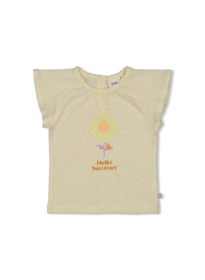 Feetje - T-shirt Licht Geel - Sunny Side Up