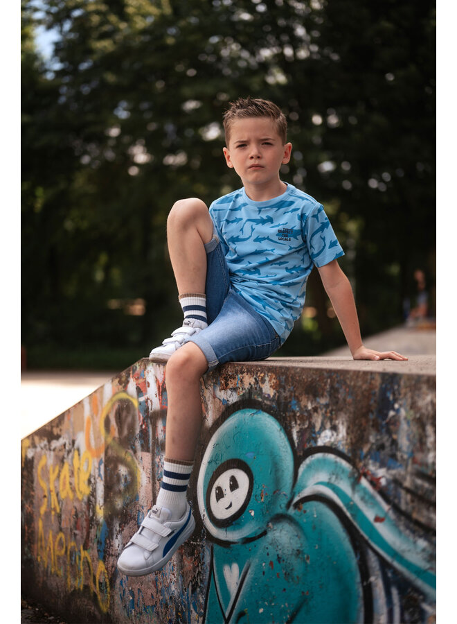 Tygo & Vito - T-shirt Thijs - Bright Blue