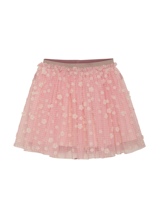 Minymo - Skirt AOP - Pink Dogwood