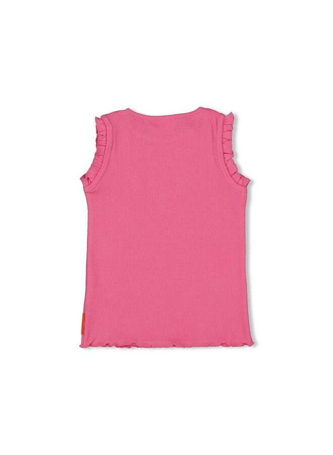 Jubel - Singlet Rib Roze - Berry Nice