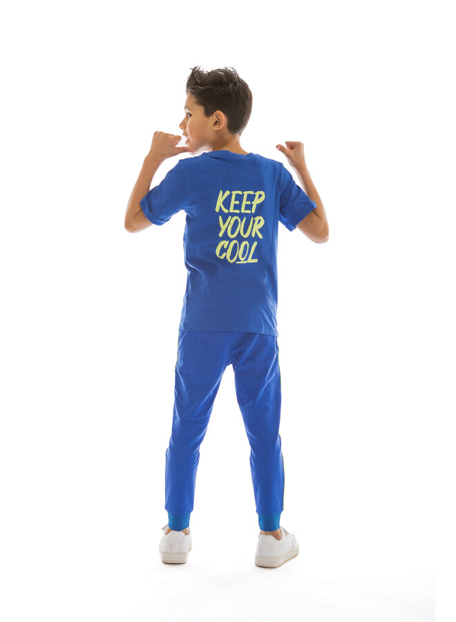 B'Chill - Shirt Preston - Blauw