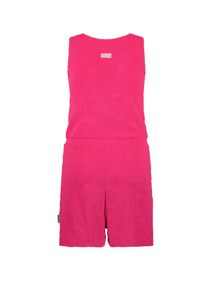 B.Nosy - Jumpsuit Teddy - Bright Pink