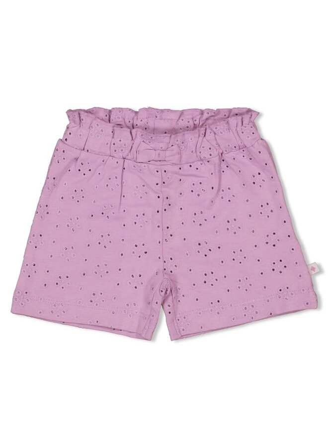 Feetje - Short Broderie Violet - Splash