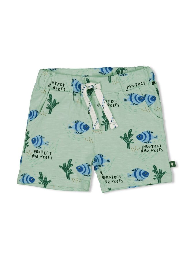 Feetje - Short AOP Mint - Protect Our Reefs