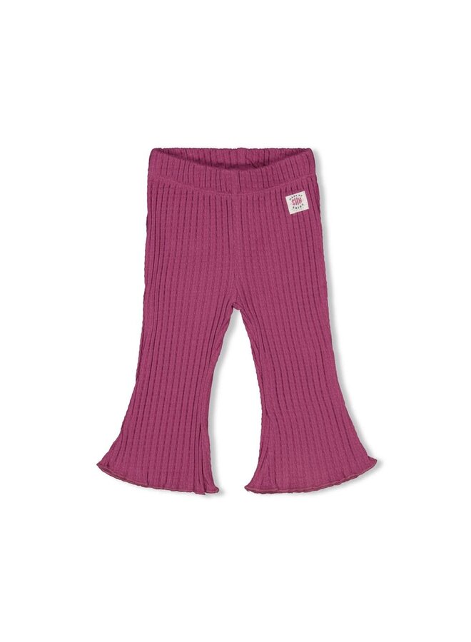 Feetje - Flare Broek Rib Violet - Sunny Love