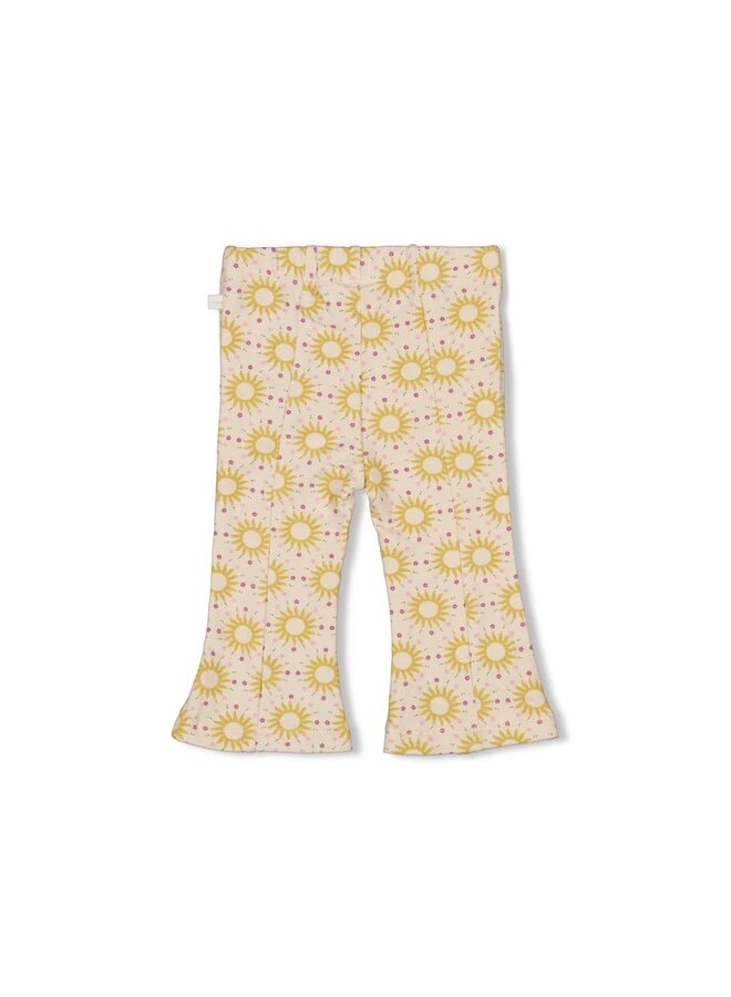 Feetje - Flare Broek AOP Offwhite - Sunny Love