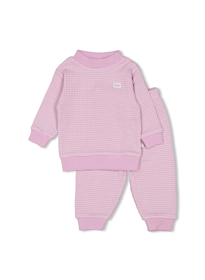 Feetje - Baby Pyjama Wafel - Lila