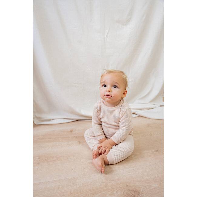 Feetje - Baby Pyjama Wafel - Zand