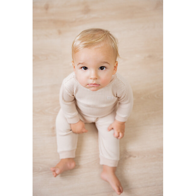 Feetje - Baby Pyjama Wafel - Zand