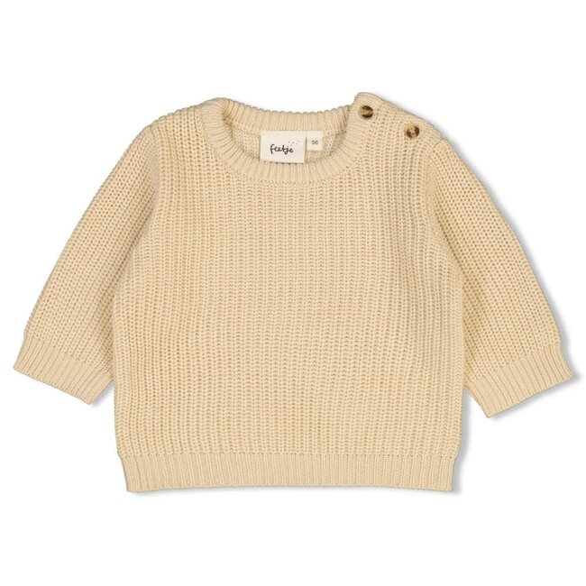 Feetje - Sweater Gebreid Creme - The Magic is in You