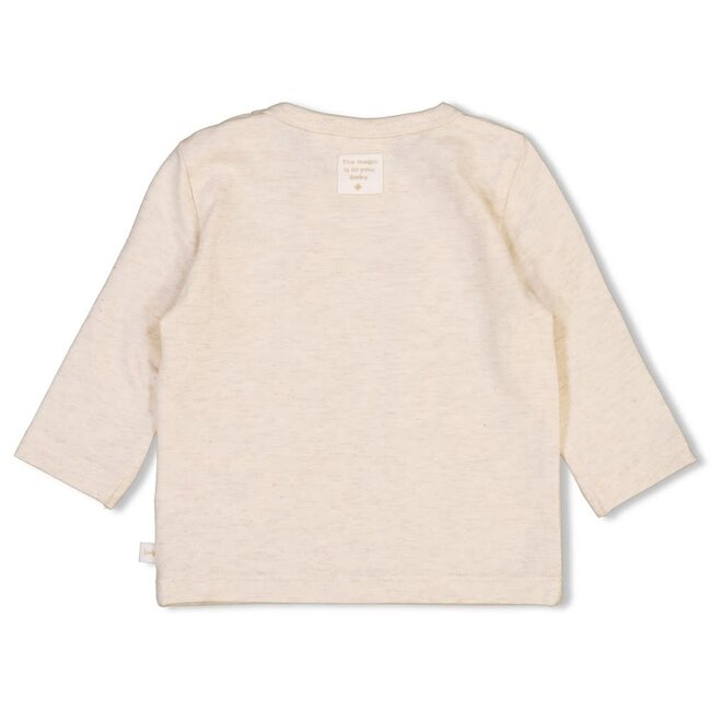 Feetje - Longsleeve Offwhite Melange - The Magic is in You