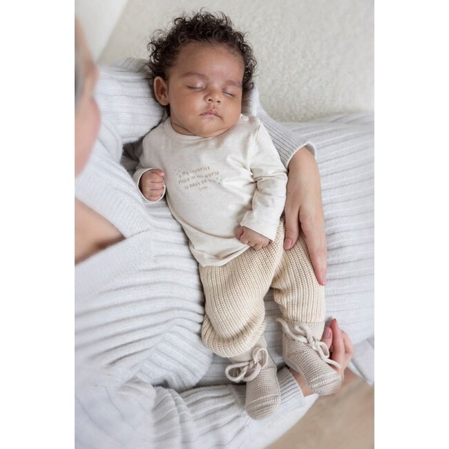 Feetje - Longsleeve Offwhite Melange - The Magic is in You