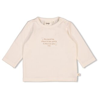Feetje Feetje - Longsleeve Offwhite/Taupe - The Magic is in You