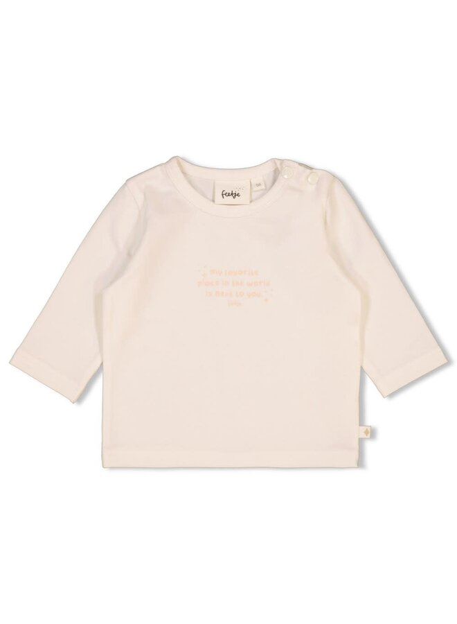 Feetje - Longsleeve Offwhite/Roze - The Magic is in You