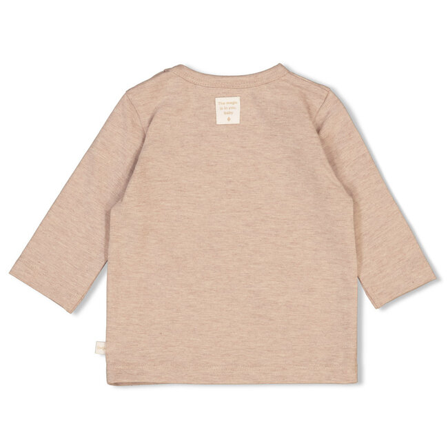 Feetje - Longsleeve Taupe Melange - The Magic is in You