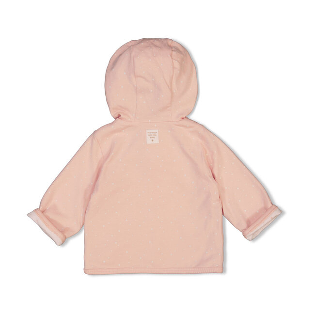 Feetje - Omkeerbaar Jasje met Capuchon AOP Roze - The Magic is in You