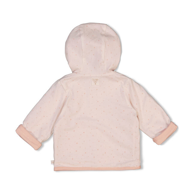 Feetje - Omkeerbaar Jasje met Capuchon AOP Roze - The Magic is in You