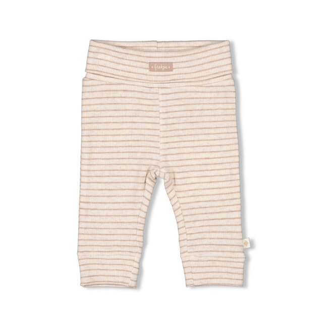 Feetje - Broek Rib Streep Taupe Melange - The Magic is in You