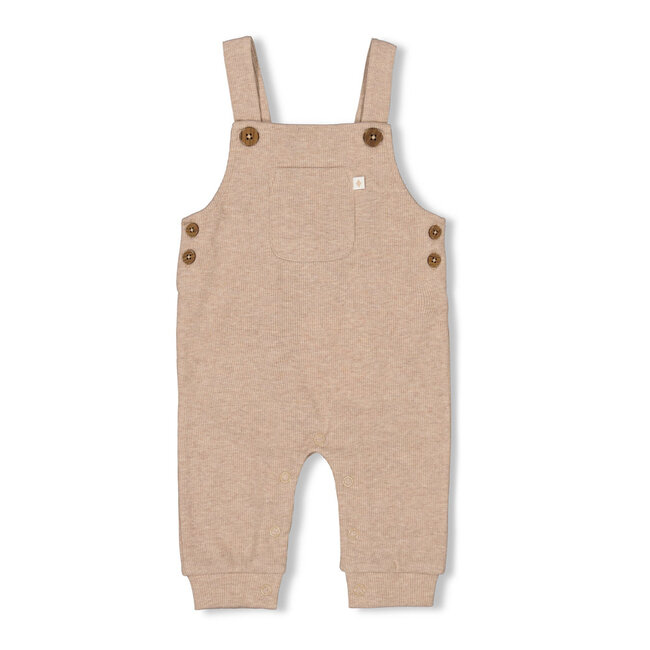 Feetje - Tuinbroek Rib Taupe Melange - The Magic is in You