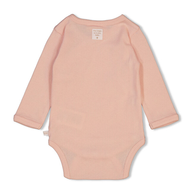 Feetje - Wikkelromper Rib Roze - The Magic is in You