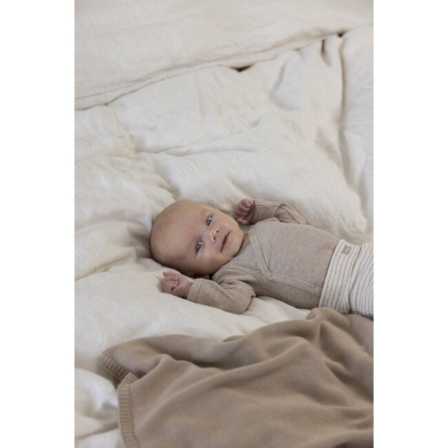 Feetje - Broek Rib Streep Taupe Melange - The Magic is in You