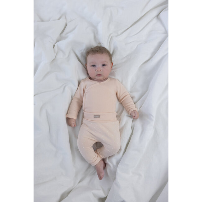 Feetje - Wikkelromper Rib Roze - The Magic is in You